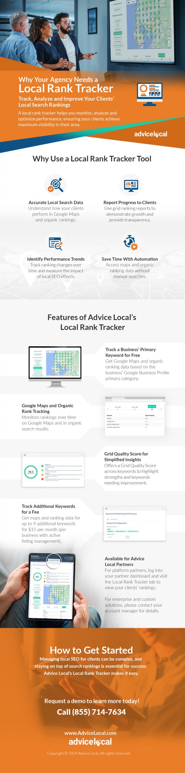 Local rank tracker infographic.